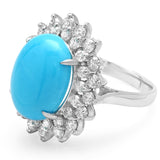 PMI-CERT 14W@6.90 36RD1@1.73 1TRQ@7.44 TURQUOISE RING