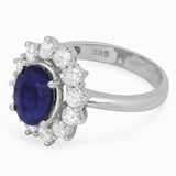 PMI 14W@5.5 12RD2@1.26 1BSPH@3.62 SAPPHIRE RING
