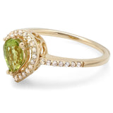 PMI 14Y@2.30 35RD4@0.19 1PER@0.76 PEAR SHAPE PERIDOT
