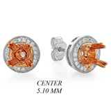 PMI 14WP@2.81 36RD3@0.19 (0.50CT) 5.10MM ROUND TWO TONE