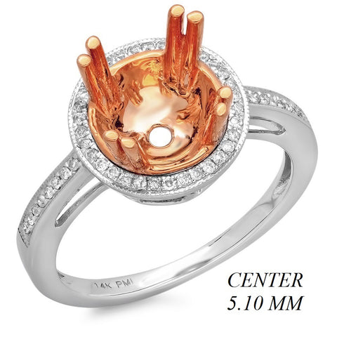 PMI 14WP@2.50 38RD3@0.09 4.50MM ROUND TWO TONE