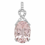 PMI 14W@4.80 12RD1@0.22 1MG@12.12 MORGANITE PENDANT