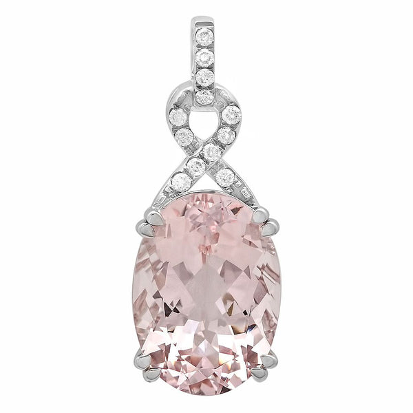 PMI 14W@4.80 12RD1@0.22 1MG@12.12 MORGANITE PENDANT