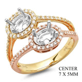 PMI 14TRI@4.0 70RD1@0.36 7X5MM OVAL