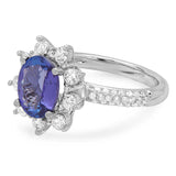 PMI 14W@3.60 62RD1@0.72 1TZ@1.78 TANZANITE RING