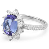 PMI 14W@3.70 64RD1@0.86 1TZ@2.53 TANZANITE RING