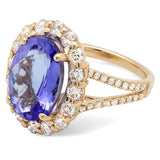 PMI 14Y@6.1 52RD2@1.45 1TZ@6.18 TANZANITE RING