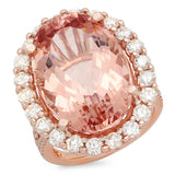 PMI-CERT 14P@12.6 36RD1@0.32 22RD1@1.76 1MORG@19.82 MORGANITE RING