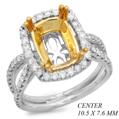 PMI 14YW@5.60 66RD2@0.70 10.5X7.60MM ELONGATED CUSHION