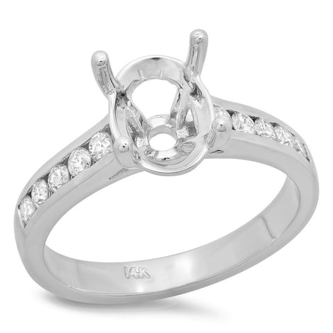 PMI 14W@3.4 10RD2@0.31 8.5X6.5MM OVAL CHANNEL SETTING