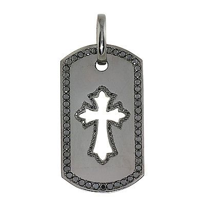 PMI 14W@20.4 52BRD@2.45 90BRD@0.40 BLACK CROSS PENDANT