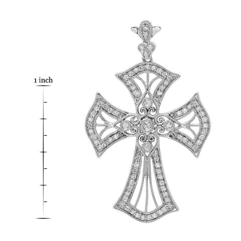 PMI 14W@2.9 8RD3@0.07 73RD2@0.30 CROSS PENDANT