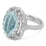 PMI 14W@7.7 24RD3@0.31 1AQUA@6.85 AQUAMARINE RING