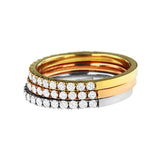 PMI 14TRI@5.3 36RD1@0.69 TRI-COLOR STACKABLE DIAMOND Bands