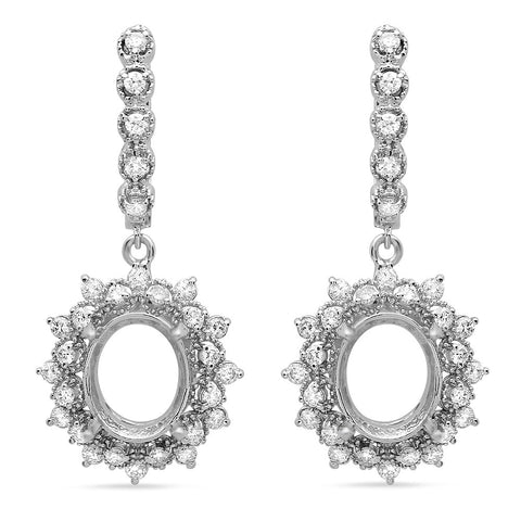 PMI 14W@7.7 58RD1@1.33 OVAL EARRINGS