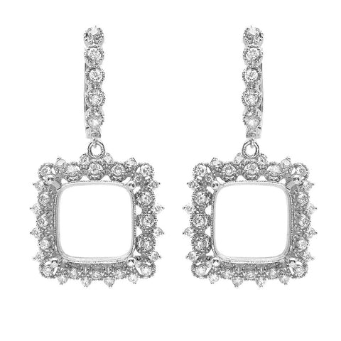 PMI 14W@9.4 82RD1@1.64 CUSHION EARRINGS