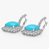 PMI 14W@9.4 82RD1@1.64 2TQ@14.45 TURQUOISE EARRINGS