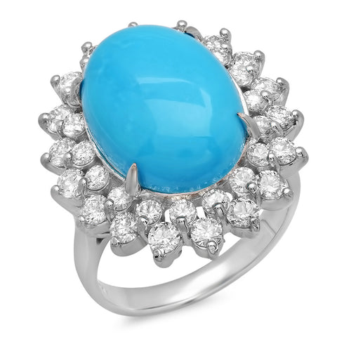 PMI-CERT 14W@6.90 36RD1@1.73 1TRQ@7.44 TURQUOISE RING