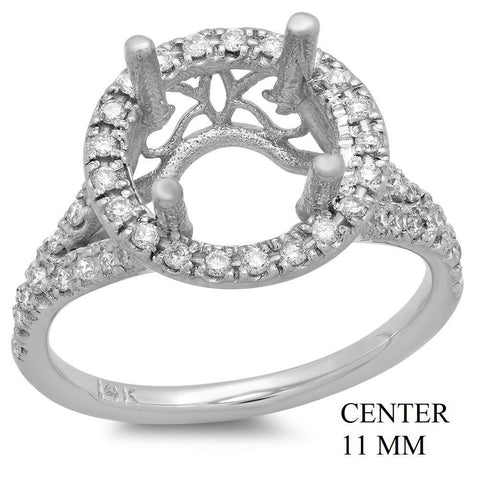 PMI 14W@4.9 46RD1@0.38 11MM ROUND SPLIT SHANK HALO