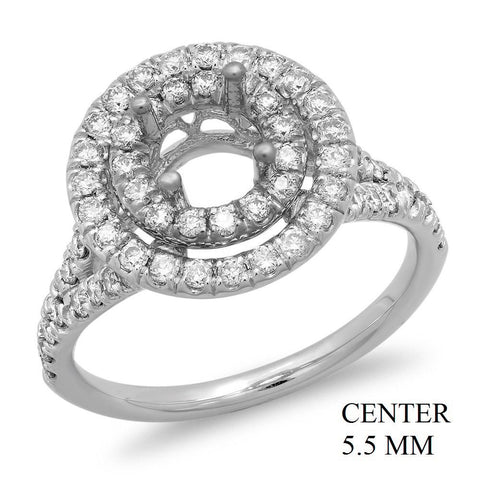 PMI 14W@4.7 62RD1@0.71 5.5MM ROUND DOUBLE HALO SPLIT SHANK