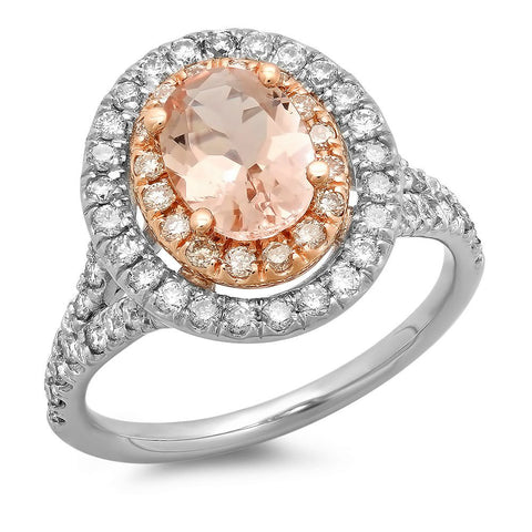 PMI 14PW@4.8 65RD@0.72 1MORG@1.04 MORGANITE RING