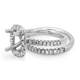PMI 14W@5.5 55RD1@0.63 6.5MM CUSHION HALO WEDDING SET