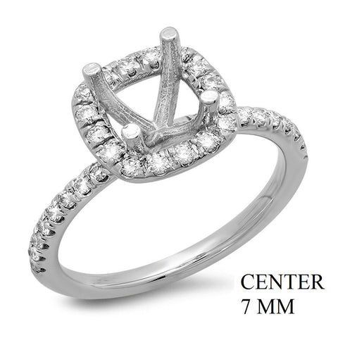 PMI 14W@3.6 34RD1@0.40 7MM CUSHION HALO