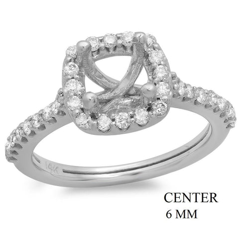 PMI 14W@3.7 34RD1@0.45 6MM CUSHION HALO
