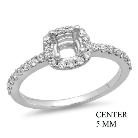 PMI 14W@2.8 28RD1@0.53 5MM CUSHION HALO LOW PROFILE