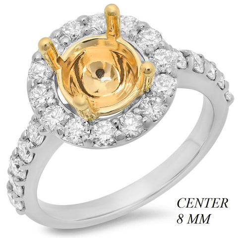 PMI 14PW@5.3 24RD1@1.16 8MM ROUND TWO TONE