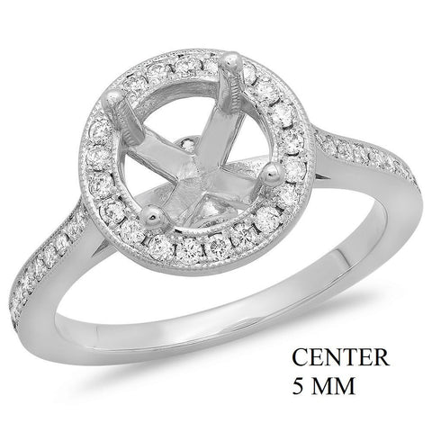 PMI 14W@3.80 42RD1@0.26 5MM PAVE' ROUND HALO