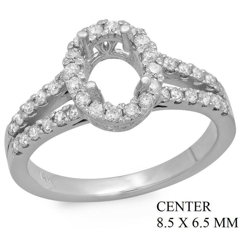 PMI 14W@4.2 43RD1@0.56 8.5X6.5MM OVAL SPLIT SHANK HALO