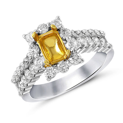 PMI 14YW@6.0 44RD@1.17 7X5MM EMERALD TWO TONE