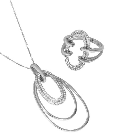 THREE LAYER OVAL SET