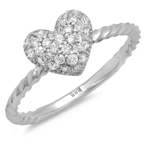 PMI 14W@2.20 34RD1@0.37 HEART RING