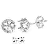 PMI 14W@2.05 36RD@0.33 6.25MM ROUND SolitairesUD EARRING
