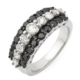 PMI 14W@5.8 9RD@0.73 18BRD@0.99 BLACK AND WHITE RING