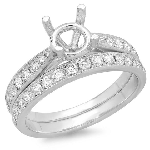 PMI 14W@5.20 33RD1@0.67 PAVE WEDDING SET
