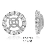 PMI 14W@1.8 28RD1@0.68 6.5MM ROUND EARRING JACKETS