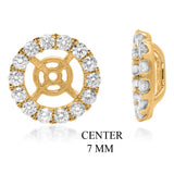 PMI 14W@1.9 32RD1@0.74 7MM ROUND EARRING JACKETS