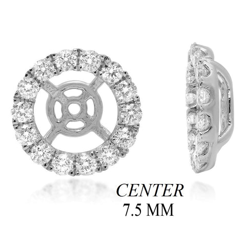 PMI 14W@2.4 34RD1@0.83 7.5MM ROUND EARRING JACKETS