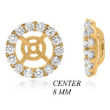 PMI 14W@2.70 36RD1@0.89 8MM ROUND EARRING JACKETS