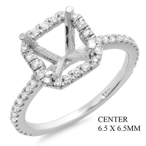 PMI 14W@2.70 48RD1+@0.36 (6.5X6.5MM) CUSHION HALO