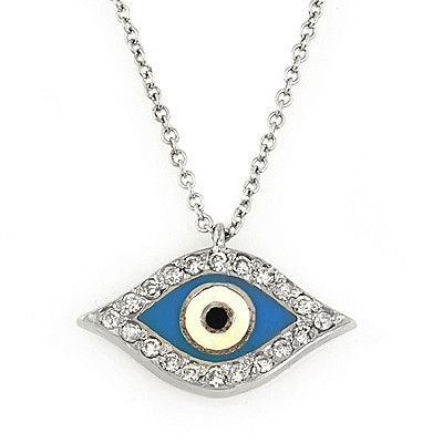 PMI 14W@2.4 20RD1@0.12 CHAIN 18" EVIL EYE PENDANT