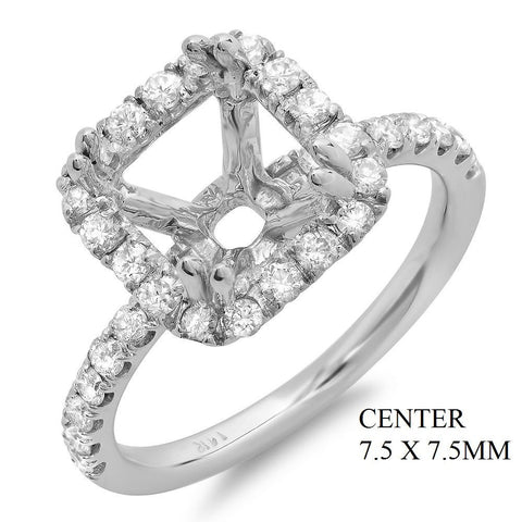 PMI 14W@3.80 32RD1@0.63 (7.5X7.5MM) CUSHION HALO