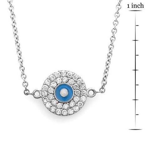 PMI 14W@2.7 33RD@0.27 16" EYE PENDANT NECKLACE