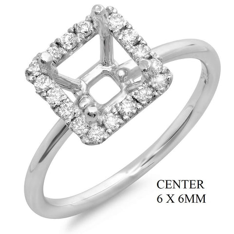 PRIME-SEMI 14W@2.4 18RD1@0.24 6X6 CUSHION HALO