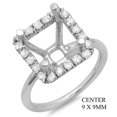 PMI 14W@3.9 20RD1@0.49 (9X9MM) CUSHION HALO