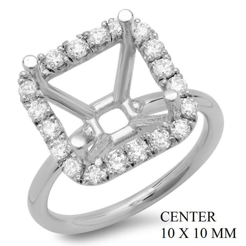 PMI 14W@4.4 20RD2@0.58 (10X10MM) CUSHION HALO