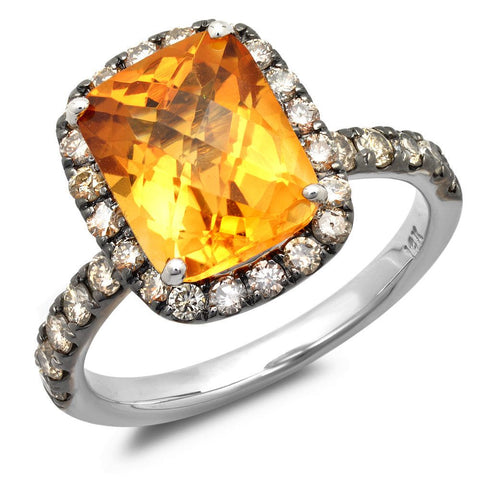 PMI 14W@4.10 32BRD@0.78 1CIT@3.51 CITRINE RING